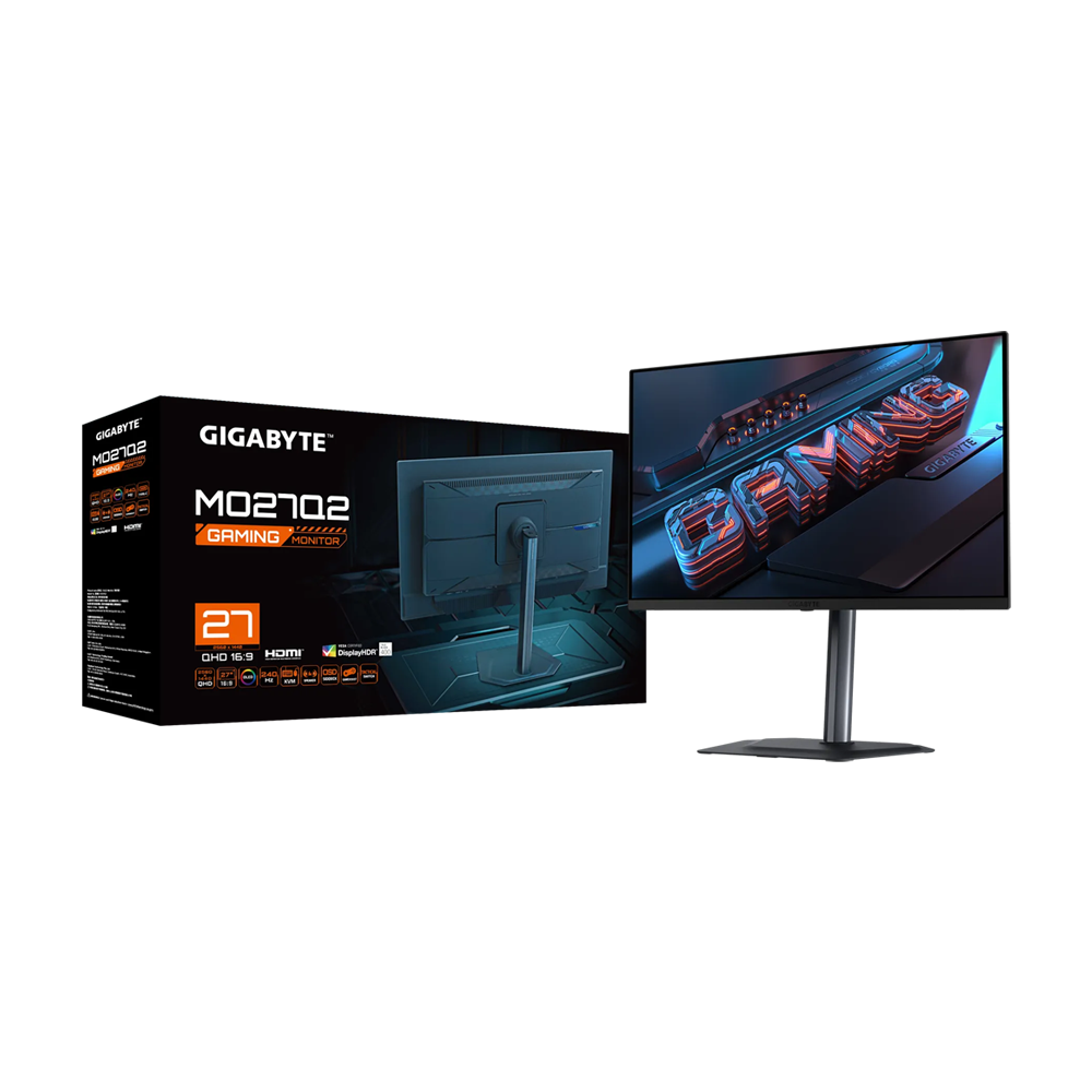 GIGABYTE MO27Q2 27 Inch 240Hz QHD HDMI 2.1 0.03ms OLED Gaming Monitor - Black