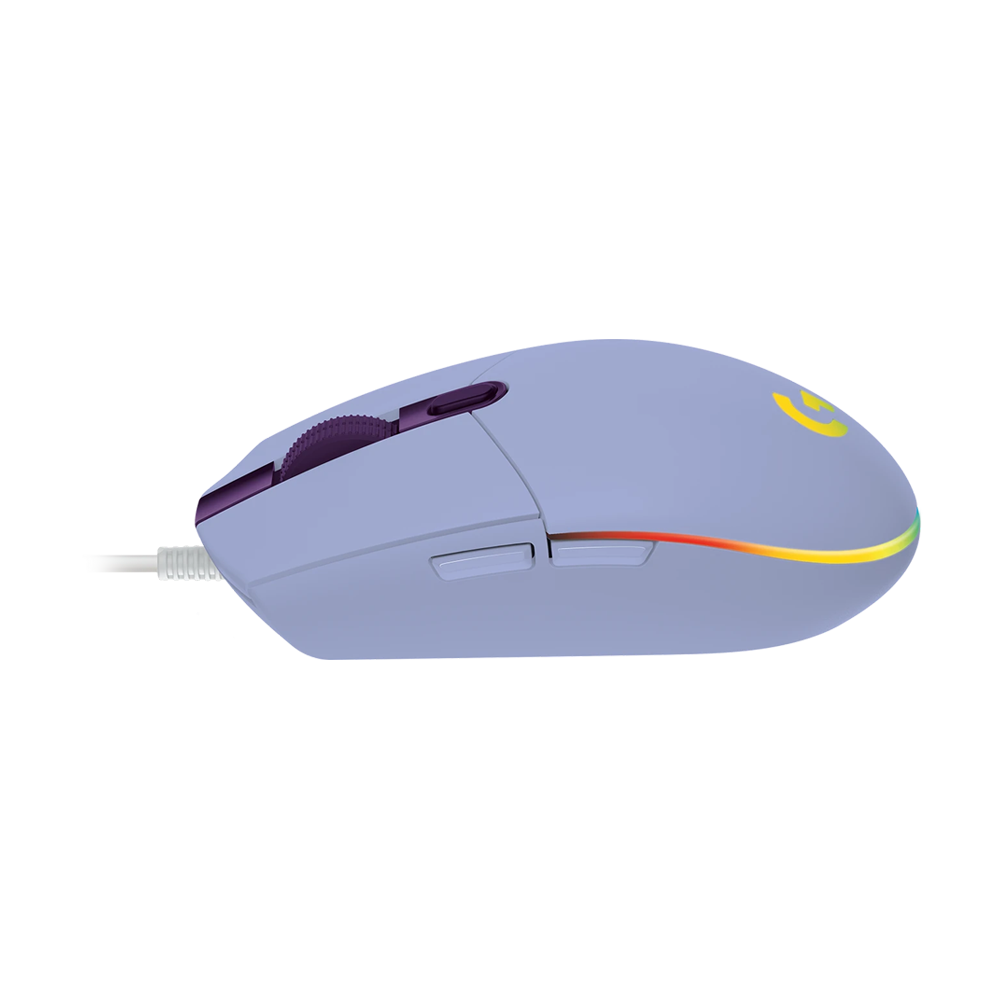 LOGITECH G203 LIGHTSYNC RGB Wired Gaming Mouse - Lilac