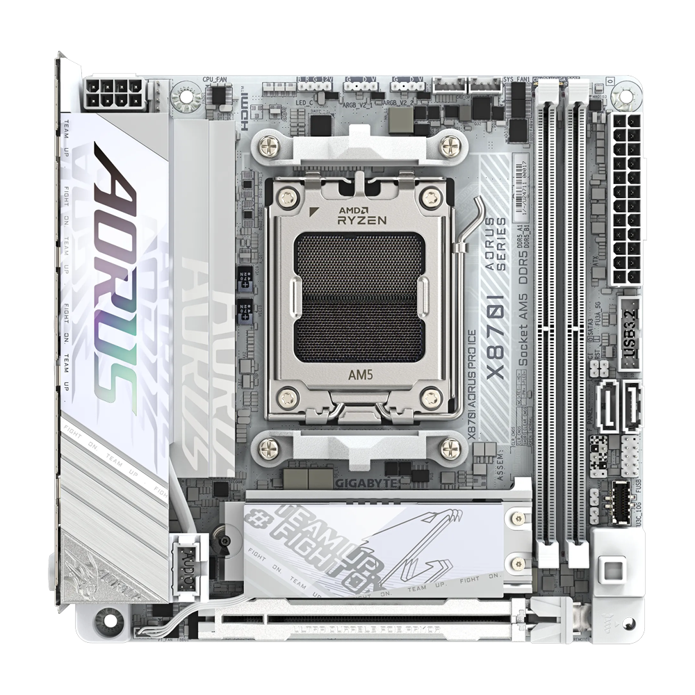 GIGABYTE X870I AORUS PRO ICE DDR5 Motherboard - White