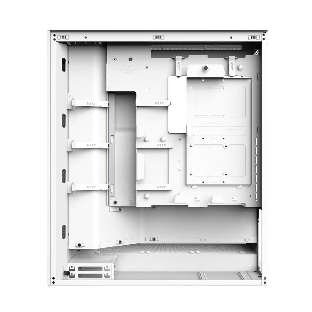 NZXT H7 Flow (2024) Mid Tower ATX Case - White