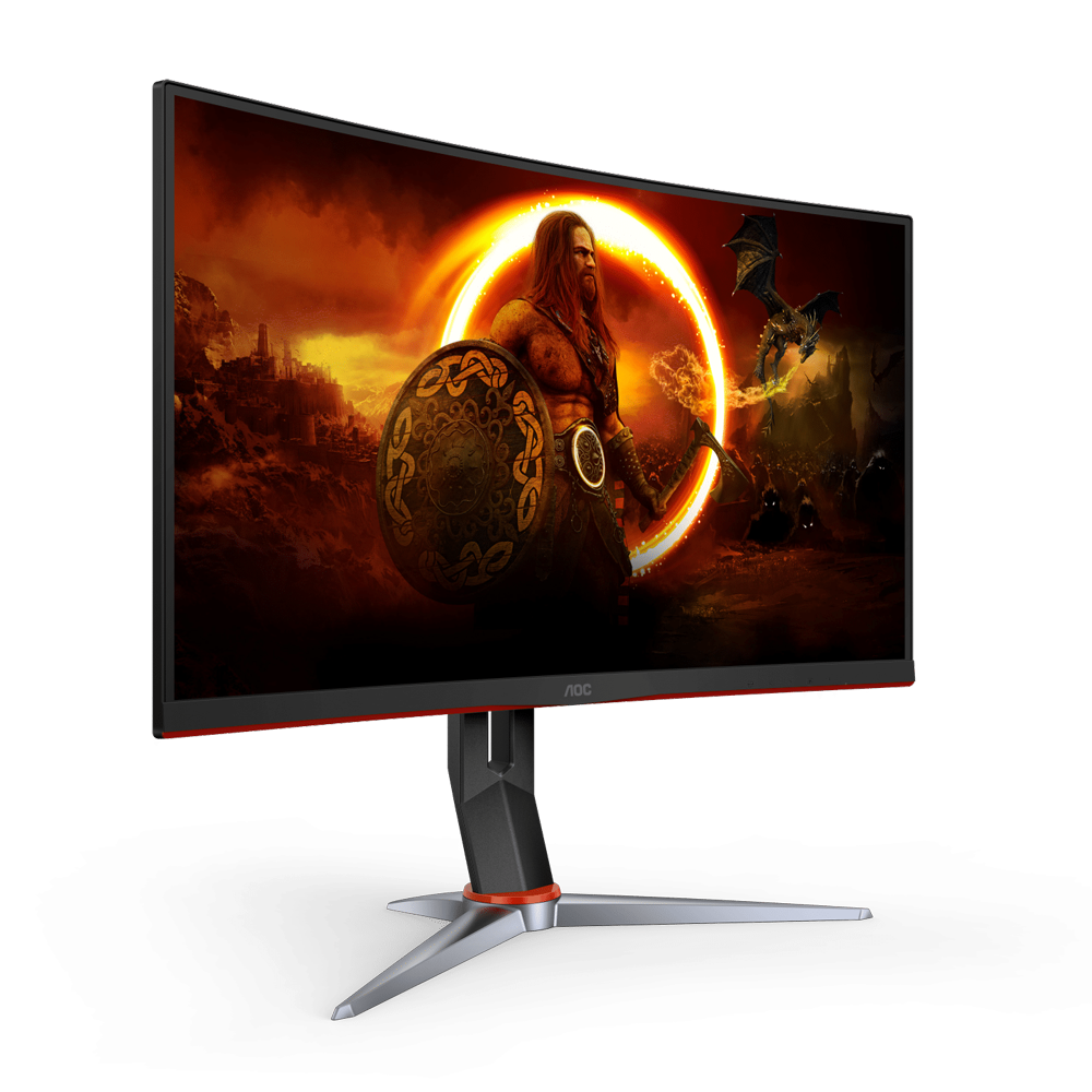AOC C27G2Z2 27 Inch 250Hz FHD HDMI 2.0 0.5ms Curved Gaming Monitor - Black