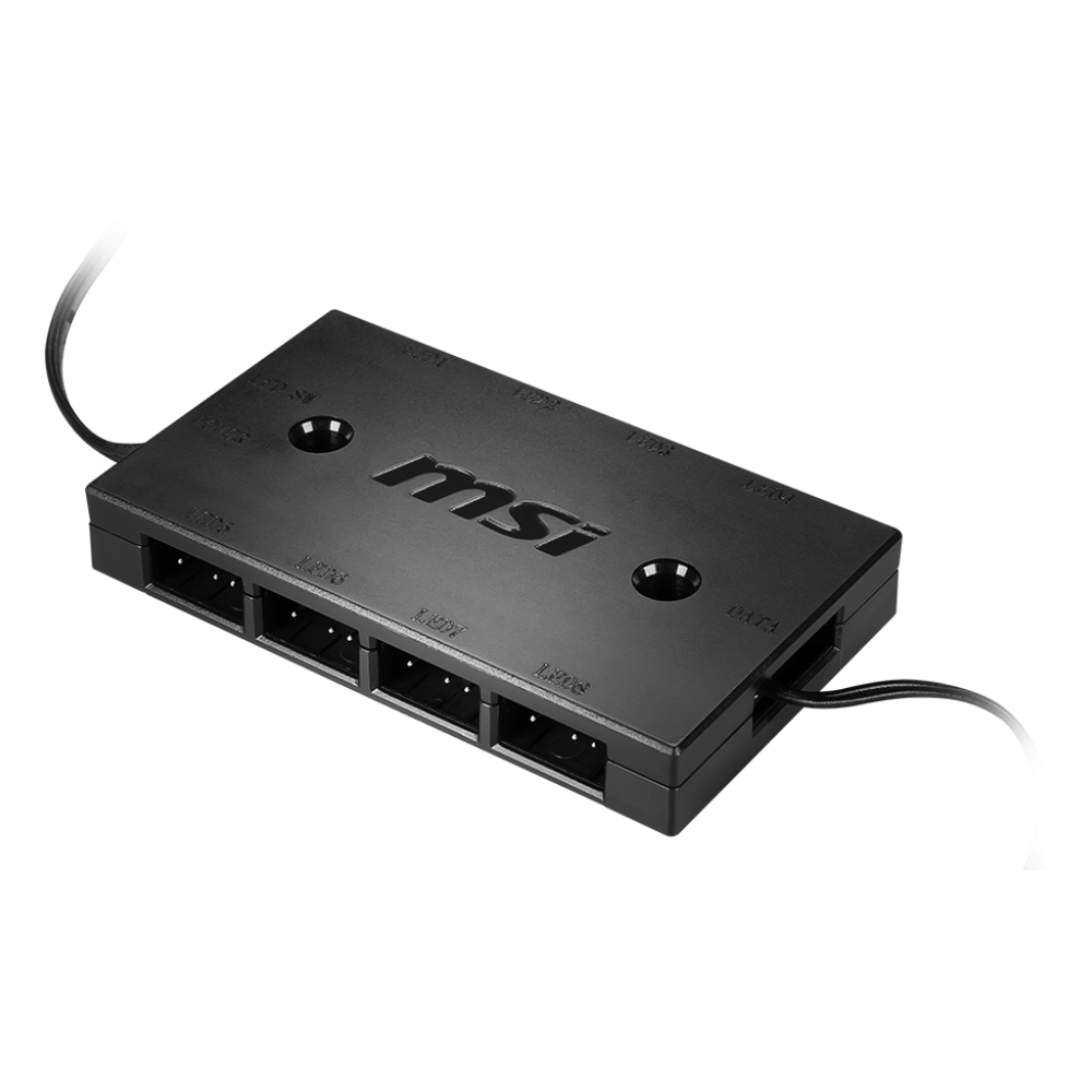 MSI MAG Max F12A-3H ARGB PWM Triple Fan Kit With Controller - Black