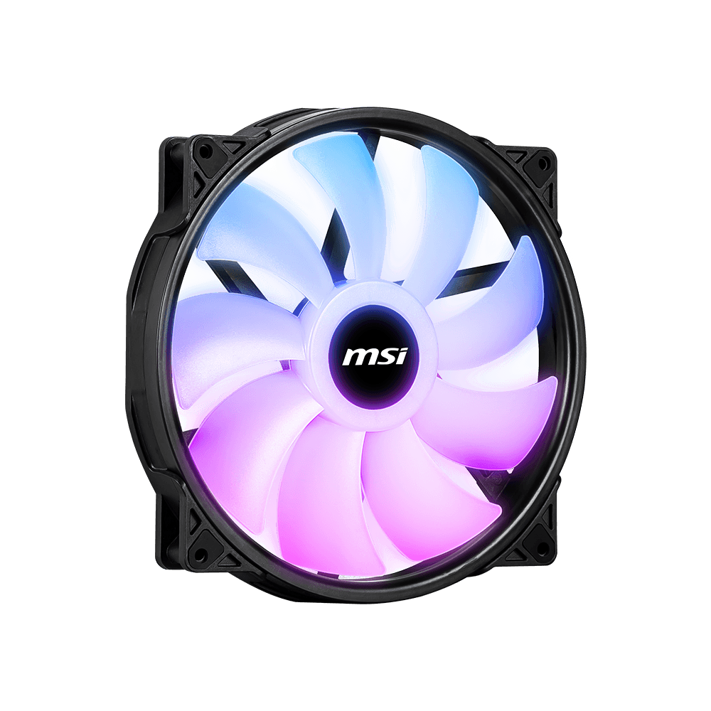 MSI MAG MAX F20A-1 200mm ARGB Case Fan - Black