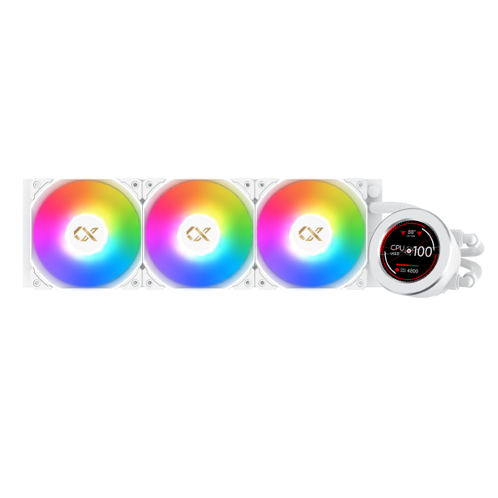 XIGMATEK Frozr-O II Artic 360 AIO ARGB CPU Liquid Cooler - White