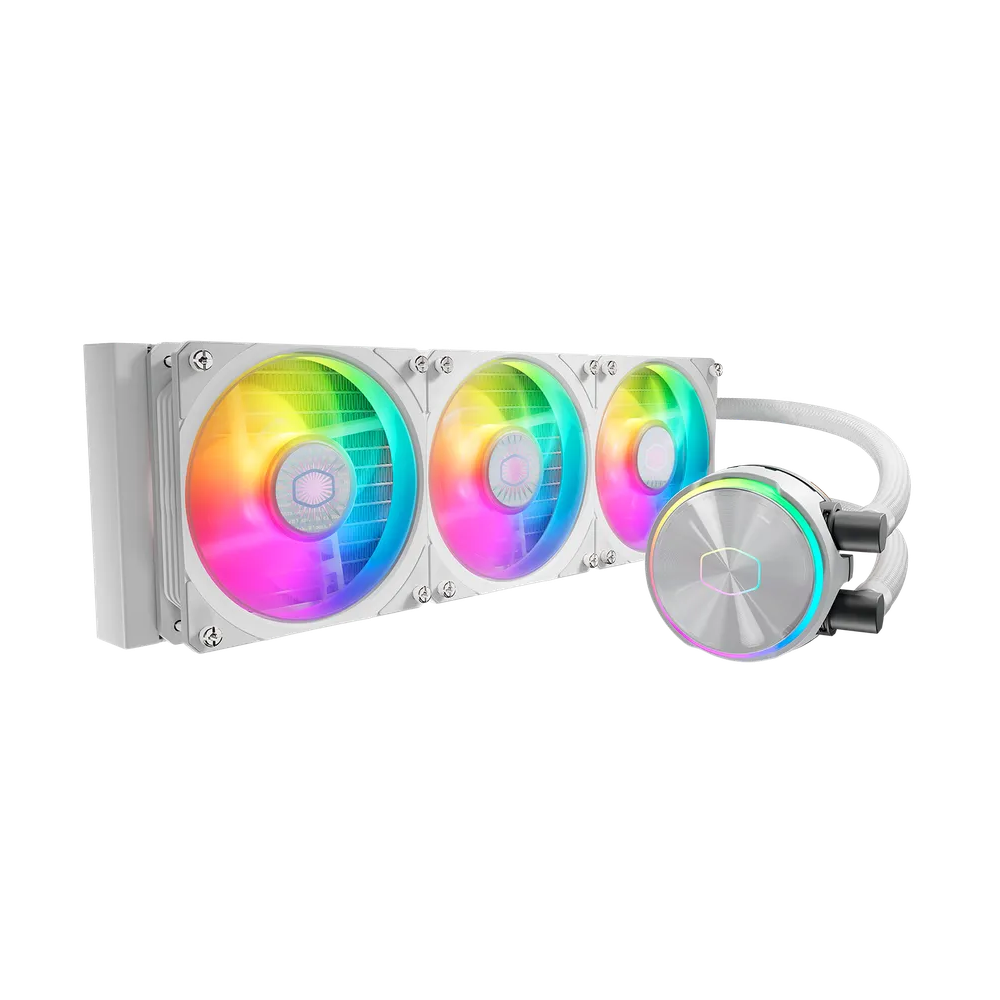 Cooler Master PL360 Flux ARGB CPU Liquid Cooler - White