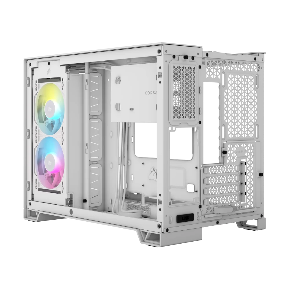 CORSAIR ICUE LINK 2500X RGB Mid Tower Case - White