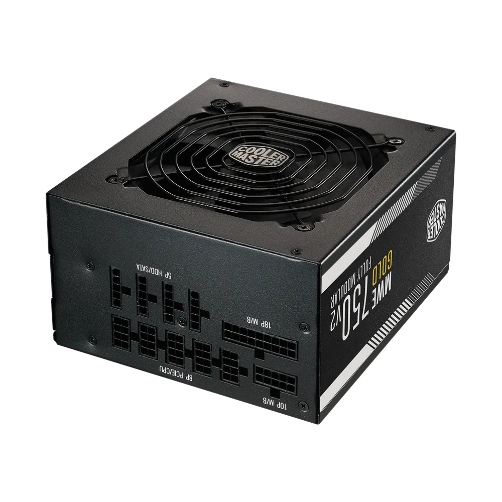 Cooler Master MWE 750W Gold V2 12VHPWR A/UK Power Supply - Black