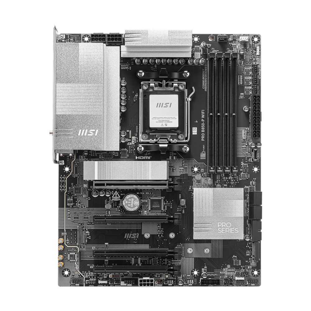 MSI PRO B850-P WIFI DDR5 Motherboard - Black