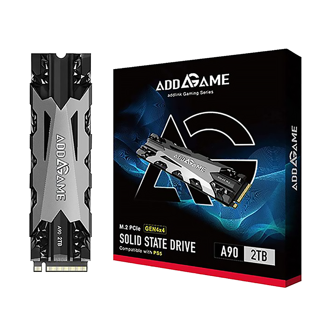 ADDLINK A90 NVMe M.2 (2280) PCI-E 4.0 SSD, (R-5000MB/s, W-4,400MB/s)-1TB