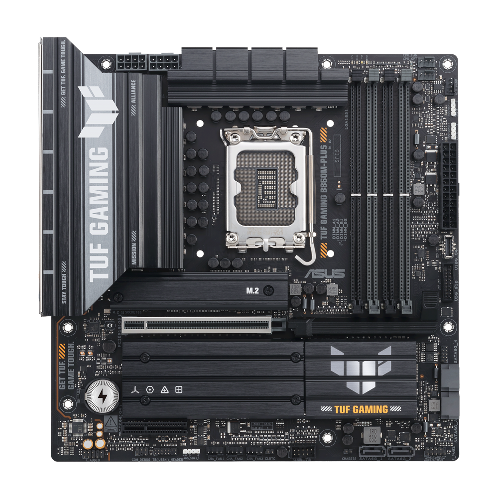 ASUS TUF GAMING B860M-PLUS DDR5 Gaming Motherboard - Black