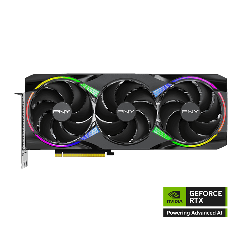 PNY GeForce RTX 5080 OC 16GB ARGB EPIC-X RGB Graphic Card - Black