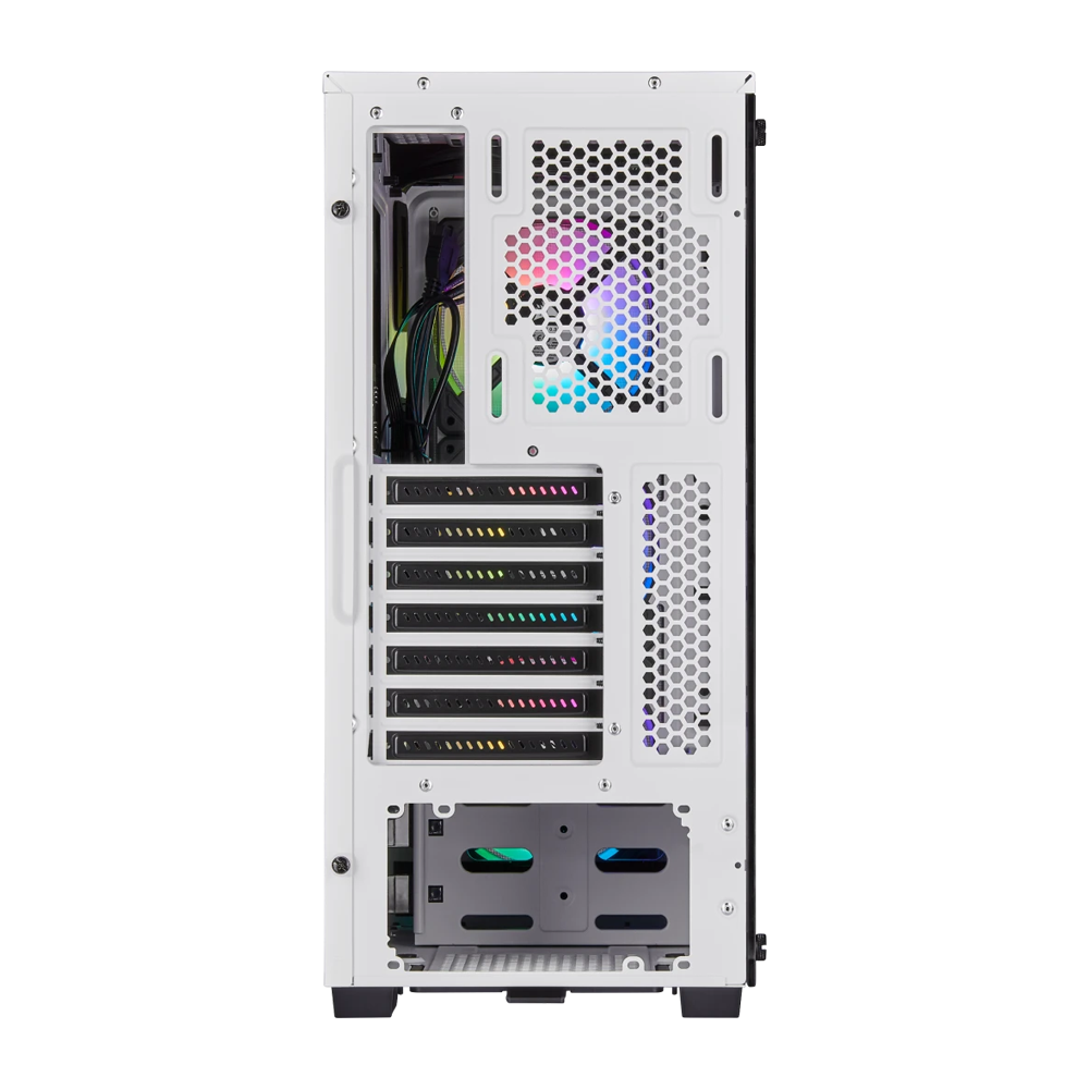CORSAIR iCUE 220T RGB Mid Tower Case - White