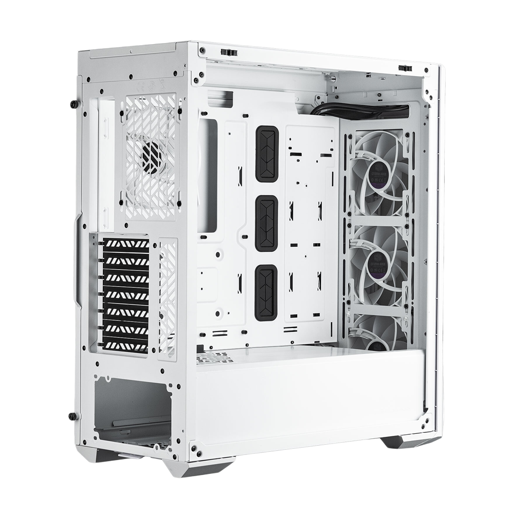 Cooler Master MasterBox MB520 Mesh ARGB ATX Mid Tower Case - White