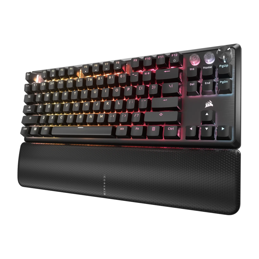 CORSAIR K70 PRO TKL RGB With Rapid Trigger Wired Gaming Keyboard - Black