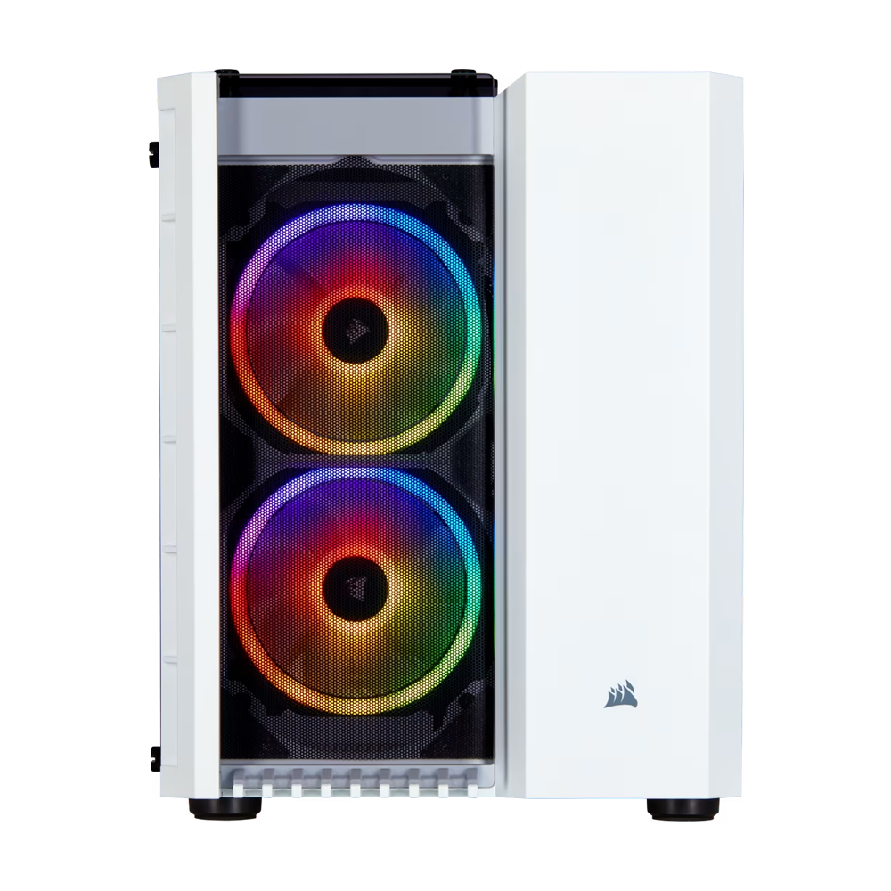 CORSAIR Crystal Series 280X RGB Micro Tower Case - White