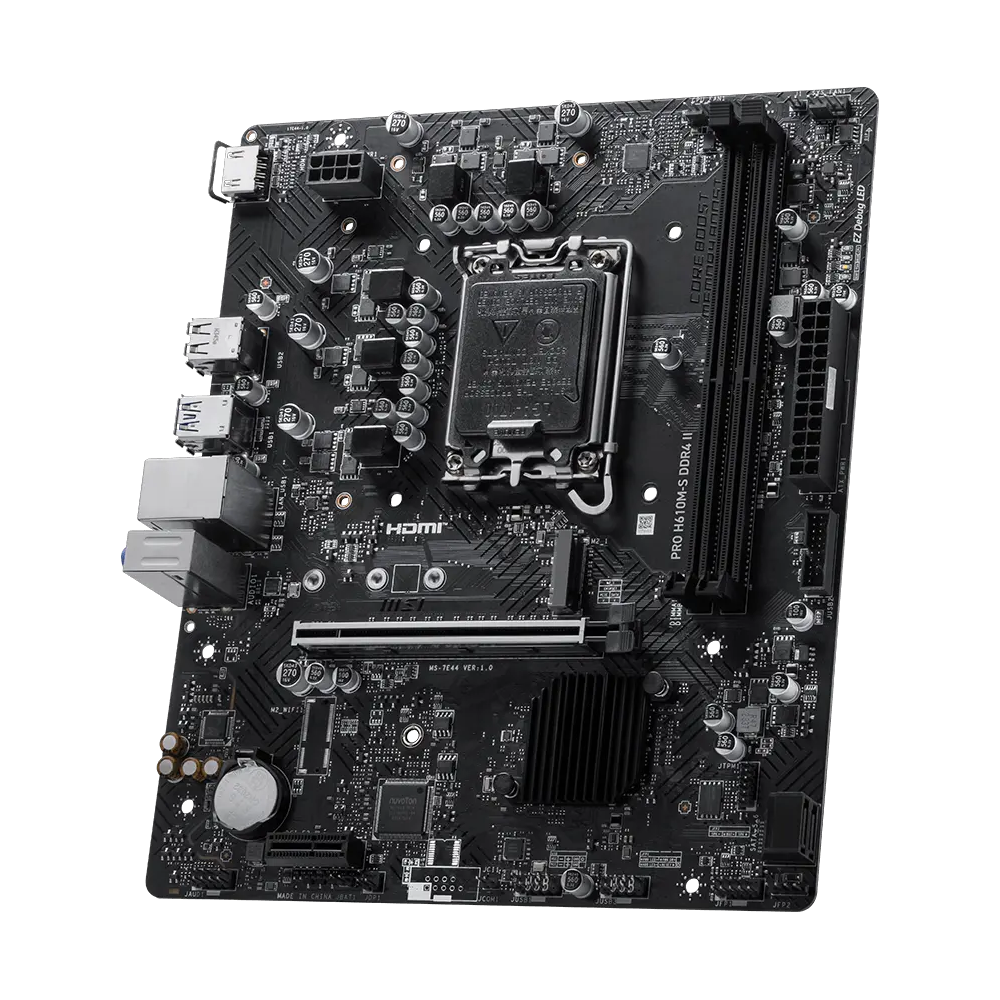 MSI PRO H610M-S DDR4 II Motherboard - Black