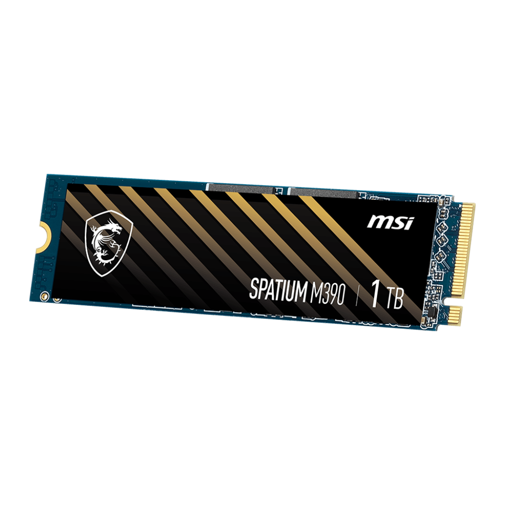 MSI SPATIUM M390 - M.2 2280 PCIe GEN3x4 NVMe 1.4 (Up to R:3300MB/s , W:3000MB/s) - 1TB