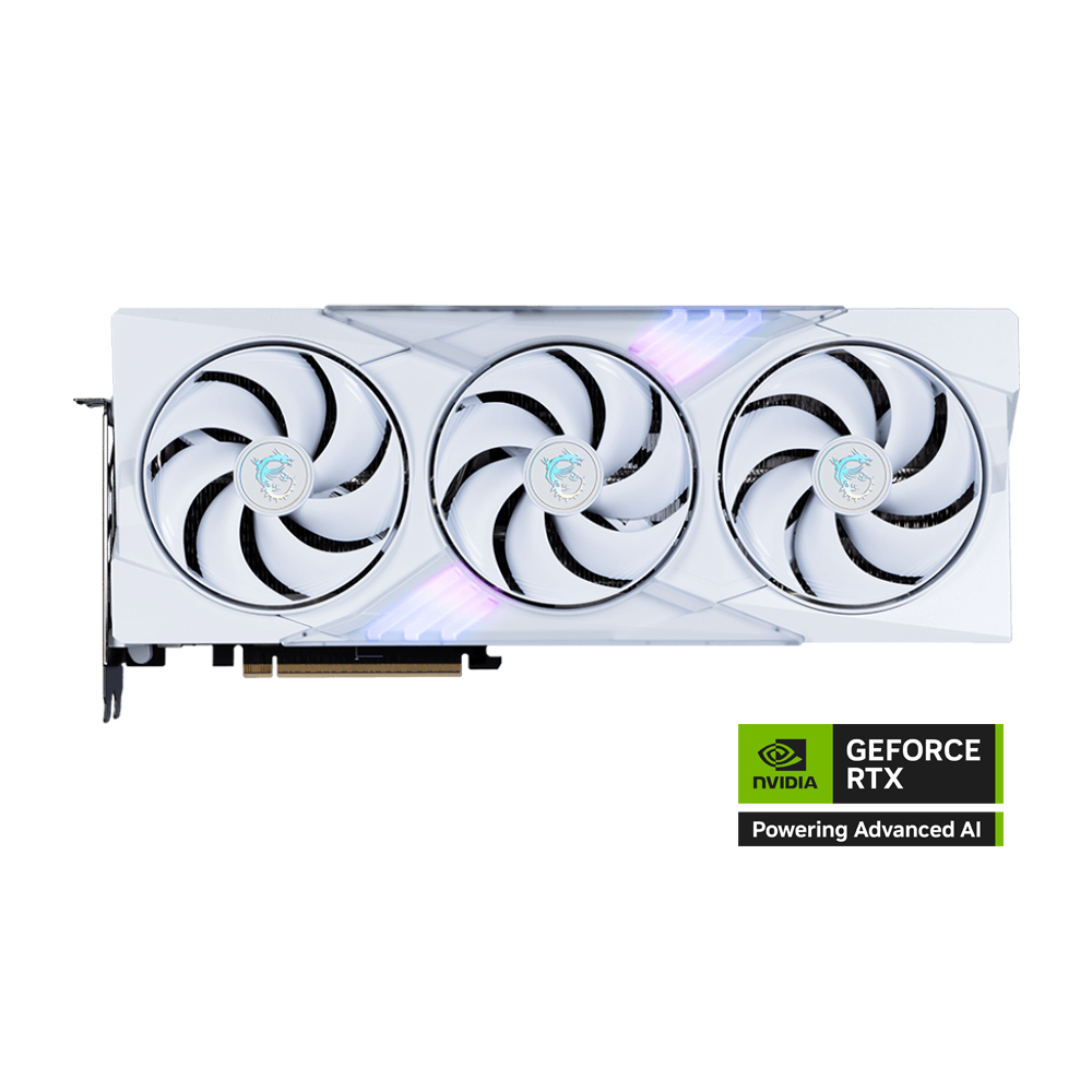 MSI Nvidia GeForce RTX 5070 Ti 16GB GAMING TRIO OC Graphics Card - White