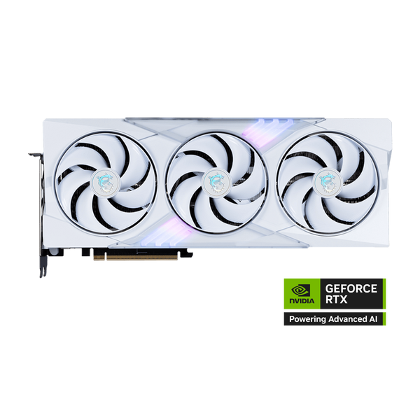 MSI Nvidia GeForce RTX 5070 Ti 16GB GAMING TRIO OC Graphics Card - White