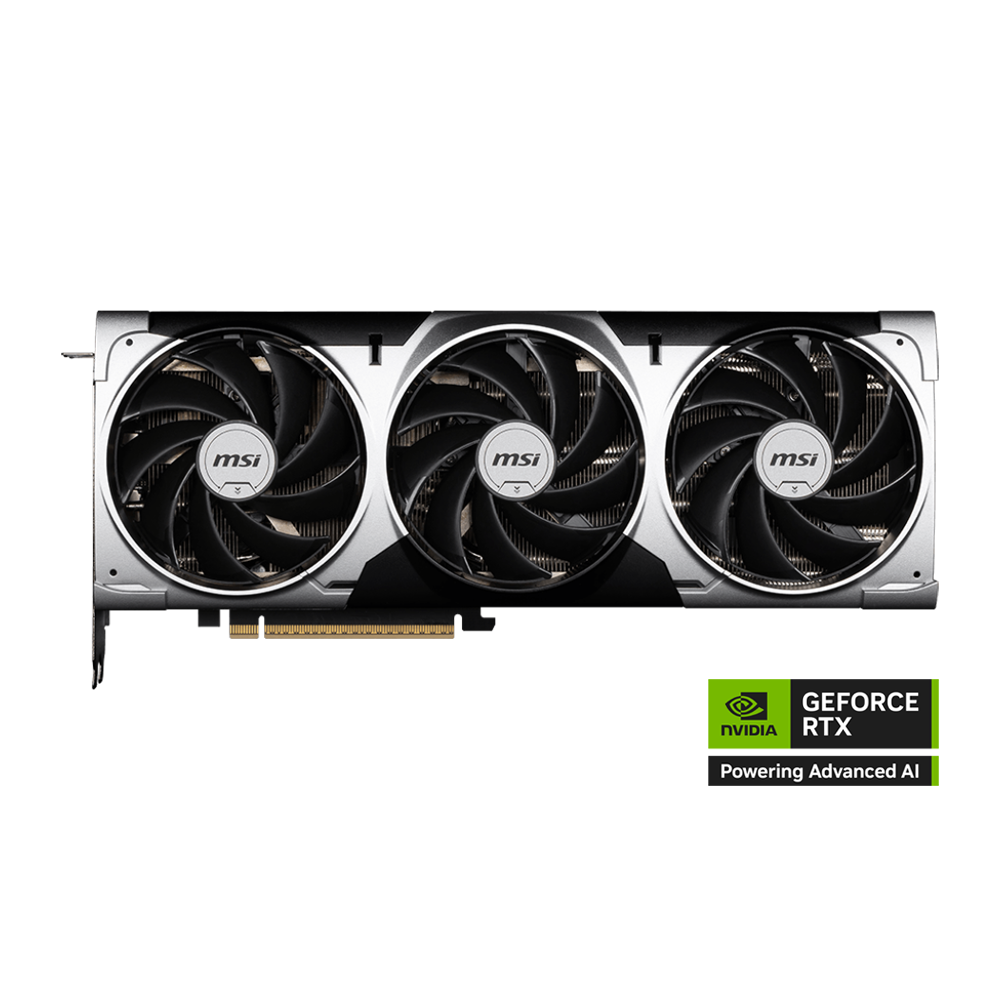 MSI Nvidia GeForce RTX 5070 Ti 16GB VENTUS 3X OC Graphics Card - Black