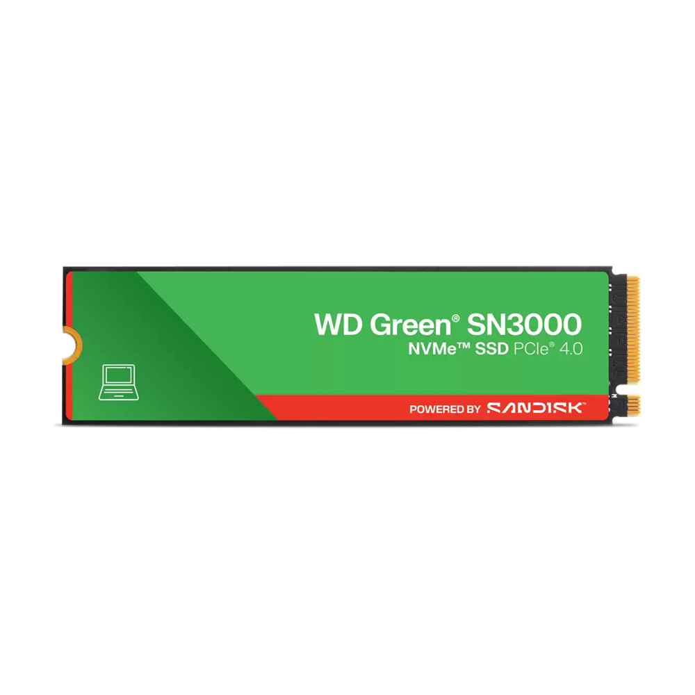 WESTERN DIGITAL SN3000 M.2 2280 PCIe GEN4x4 NVMe SSD (R:5,000 MB/s W:4,200 MB/s) - 1TB