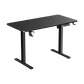 Gamvity Height-Adjustable Metal Modern Office/Gaming Desk 1400*600 - Carbon Fiber Black