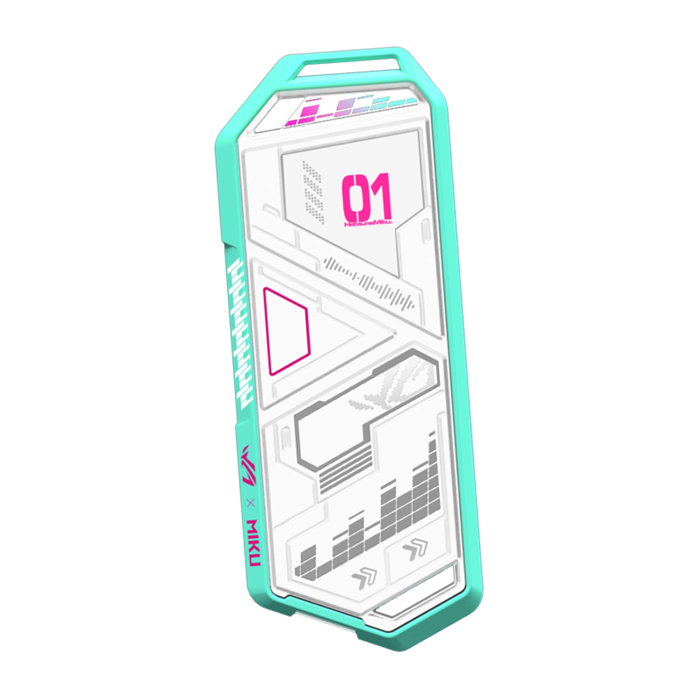 ASUS ROG STRIX ARION Miku Edition M.2 NVMe SSD Enclosure - White