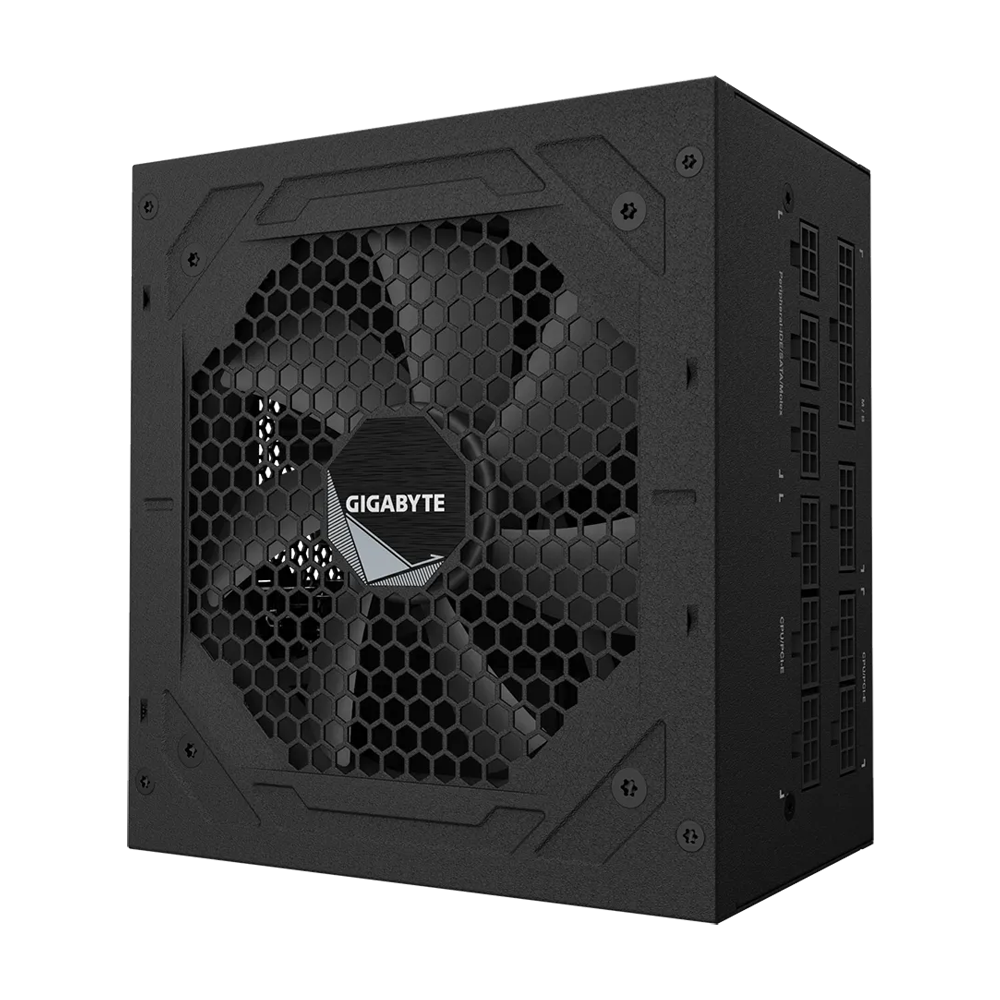 GIGABYTE UD1000GM 1000W PG5 V2 Fully Modular PCIe 5.1 ATX 3.1 80 Plus Gold  Power Supply - Black