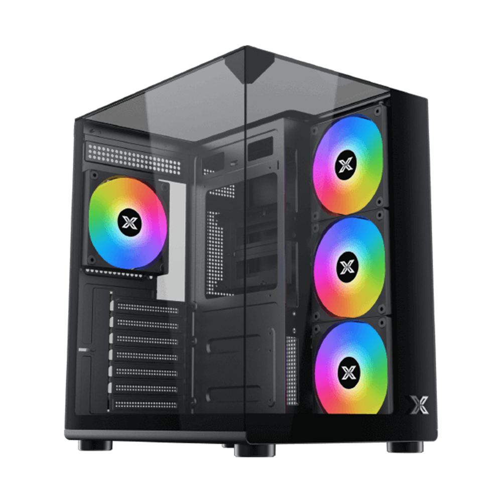 XIGMTEK Aqua Compact ATX Case - Black