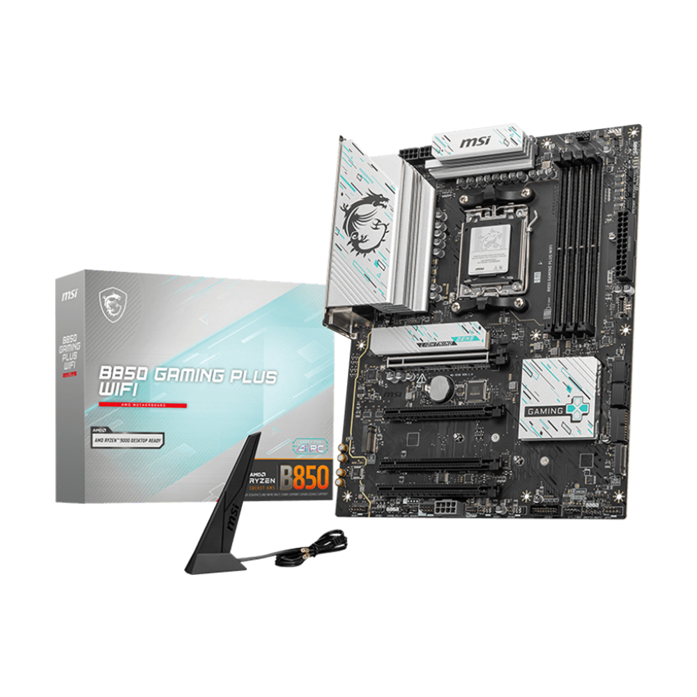MSI B850 GAMING PLUS WIFI DDR5 Motherboard - Black