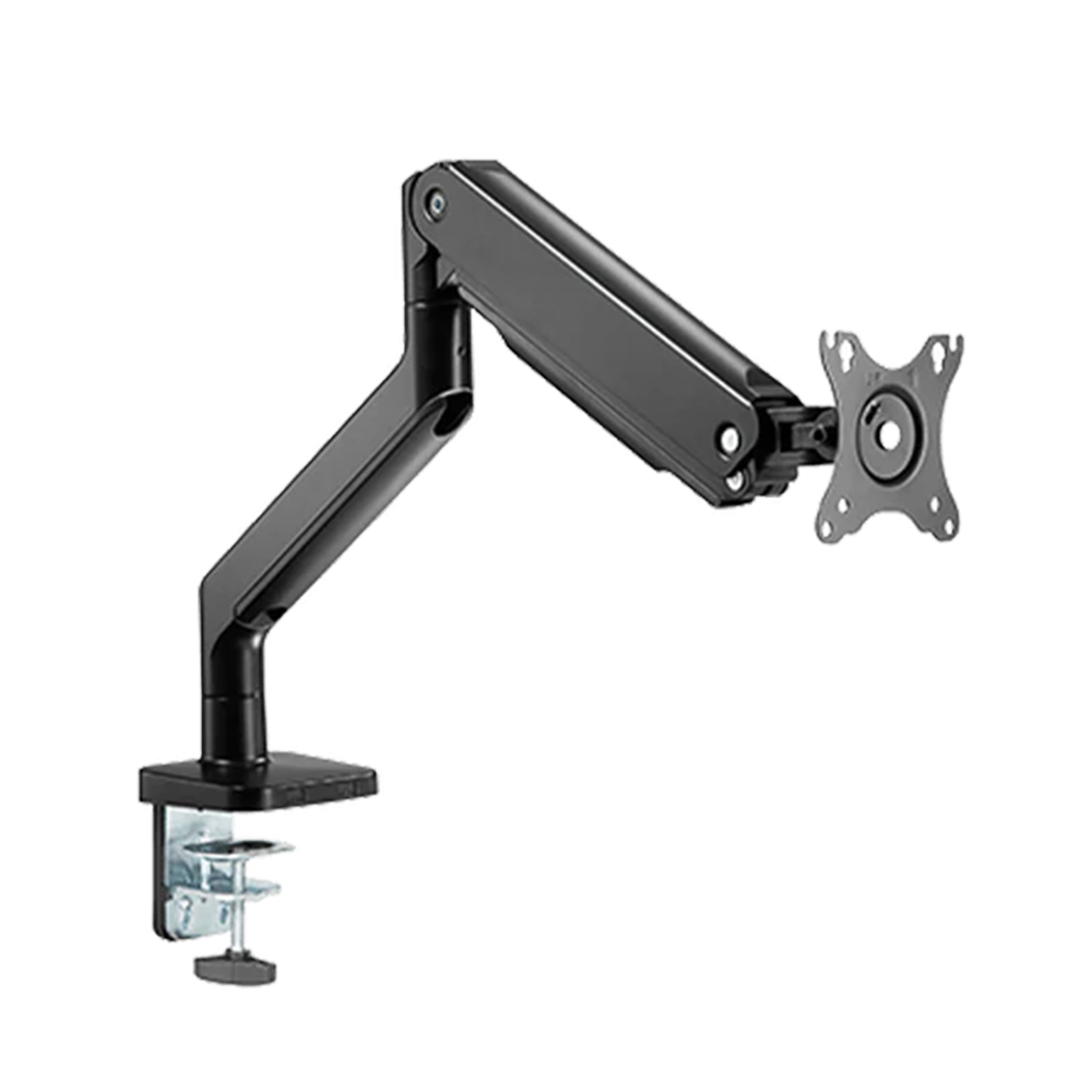TWISTED MINDS Single Mechanical Spring Monitor Arm With USB Ports (Curve Screen)