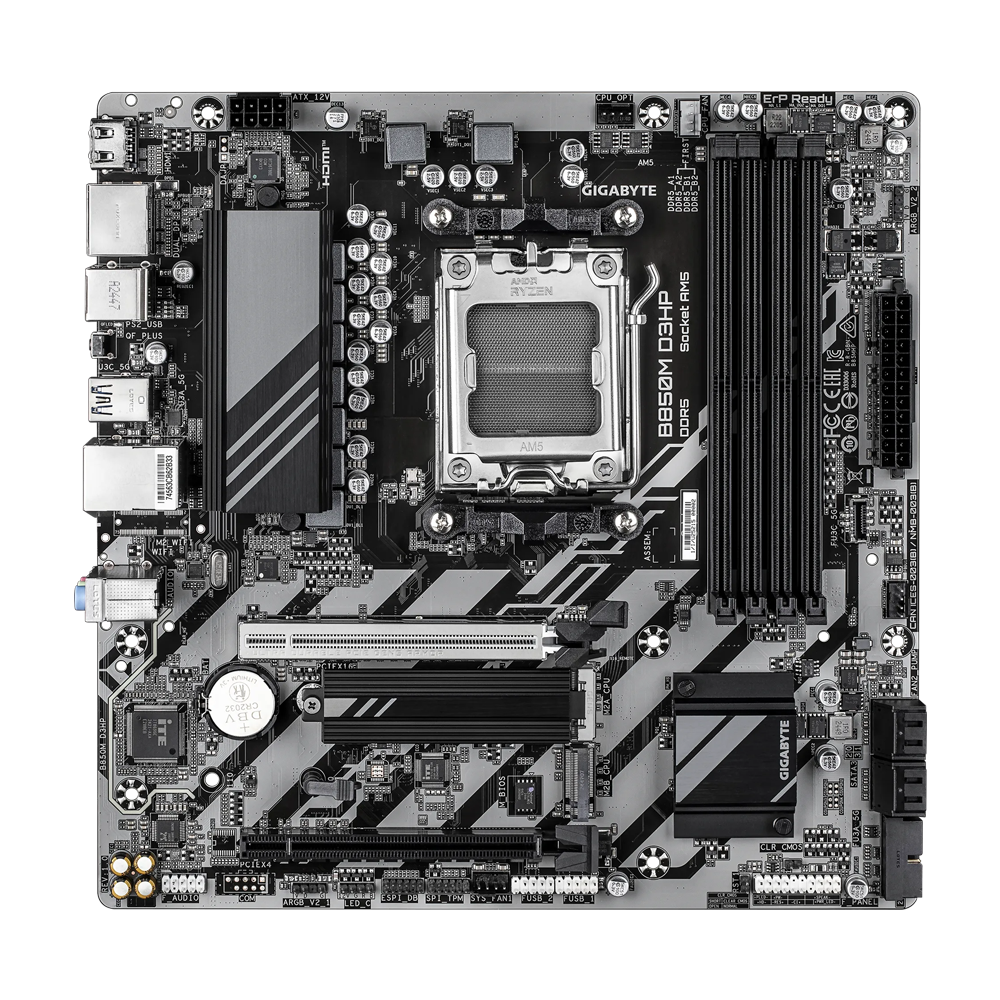 GIGABYTE B850M D3HP DDR5 Motherboard - Black