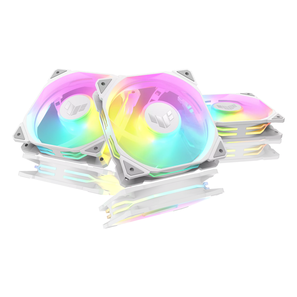 ASUS TUF GAMING TR120 ARGB Triple Pack Fan - White