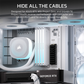 CORSAIR FRAME 4500X RS-R ARGB Panoramic Glass Mid Tower Case - White