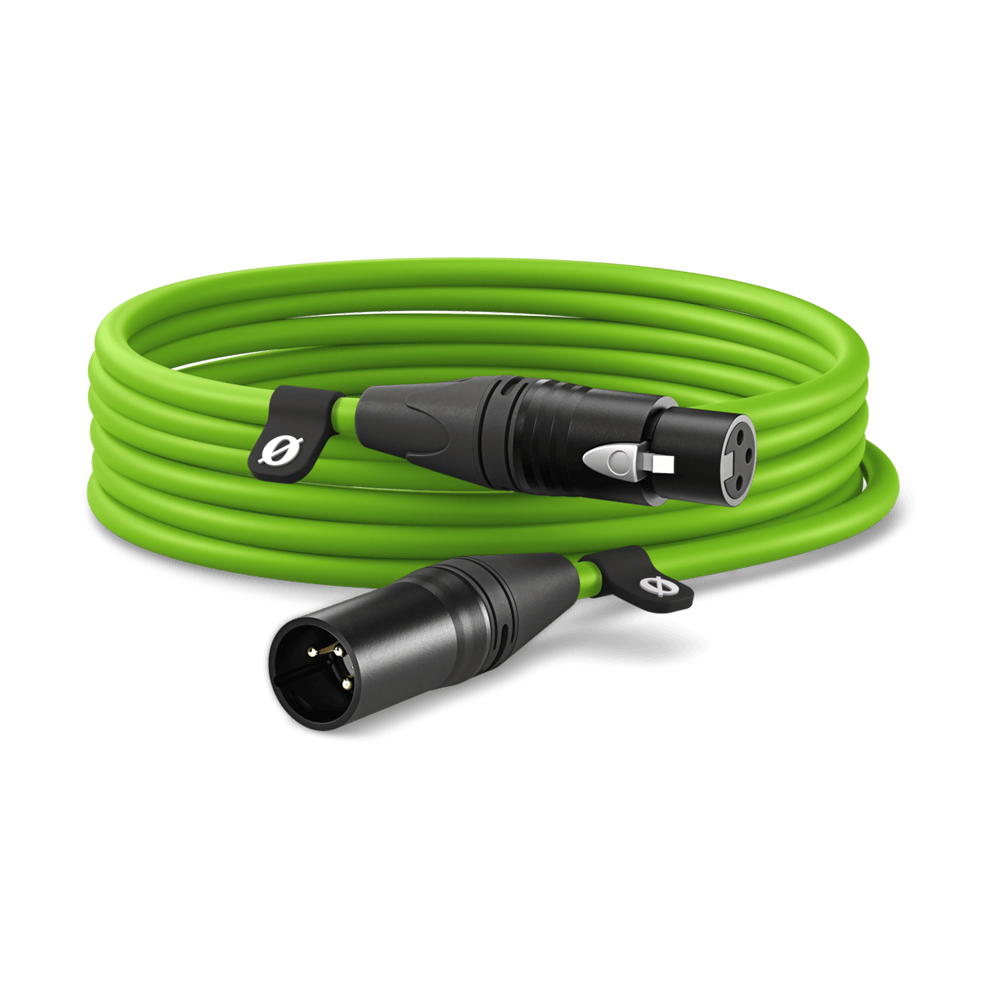 RODE XLR6M-G PREMIUM XLR CABLE (6M/20FT) - GREEN