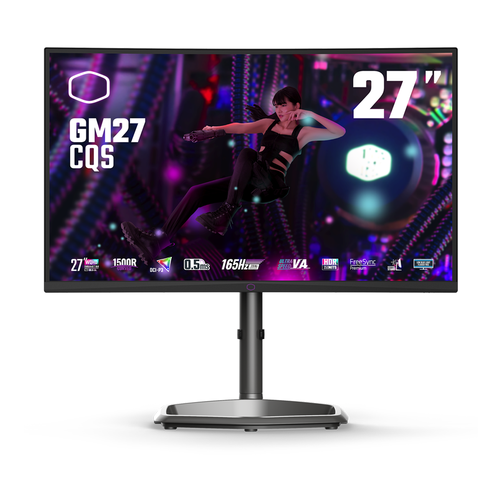 COOLER MASTER GM27-CQS 27 Inch 2K 170Hz Gaming Monitor - Black