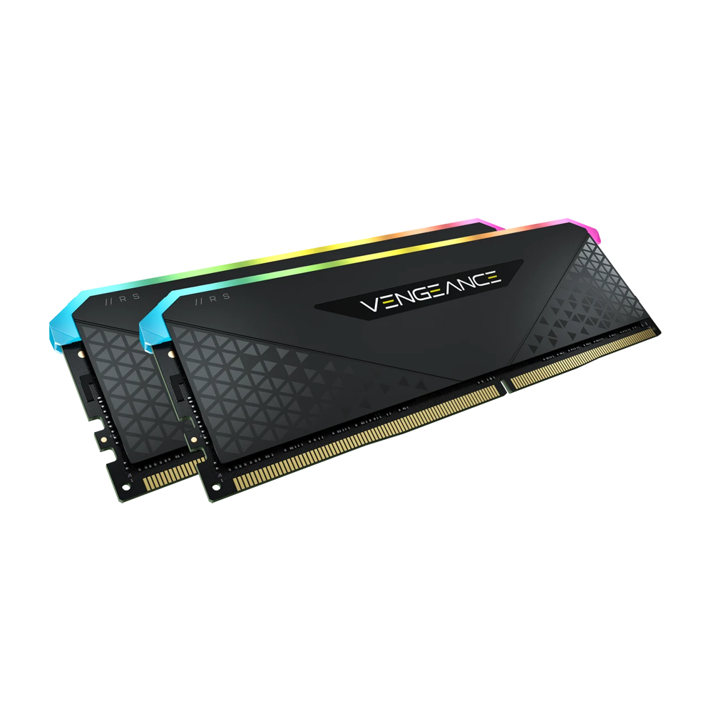 CORSAIR VENGEANCE RGB RS - 32GB (2 x 16GB) DDR4 DRAM 3600MHz C18 Memory Kit
