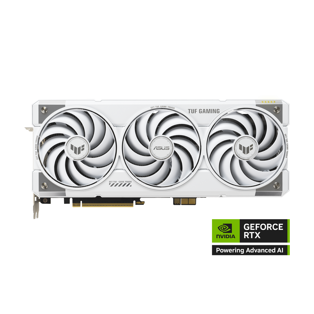 ASUS TUF Gaming Nvidia GeForce RTX 5070 TI OC 16GB BTF Graphics Card - White