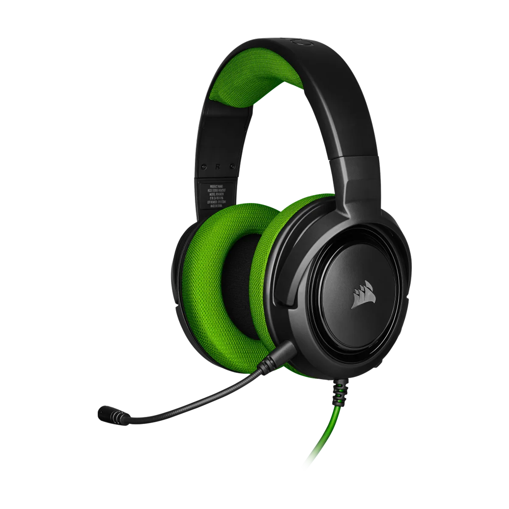 CORSAIR HS35 Stereo Wired Gaming Headset - Green