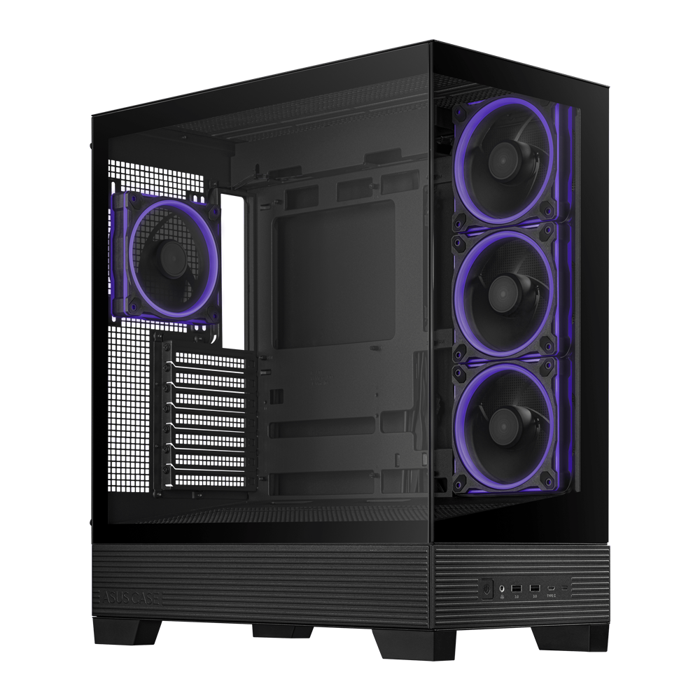 ASUS A31 PLUS TG ARGB ATX Case - Black