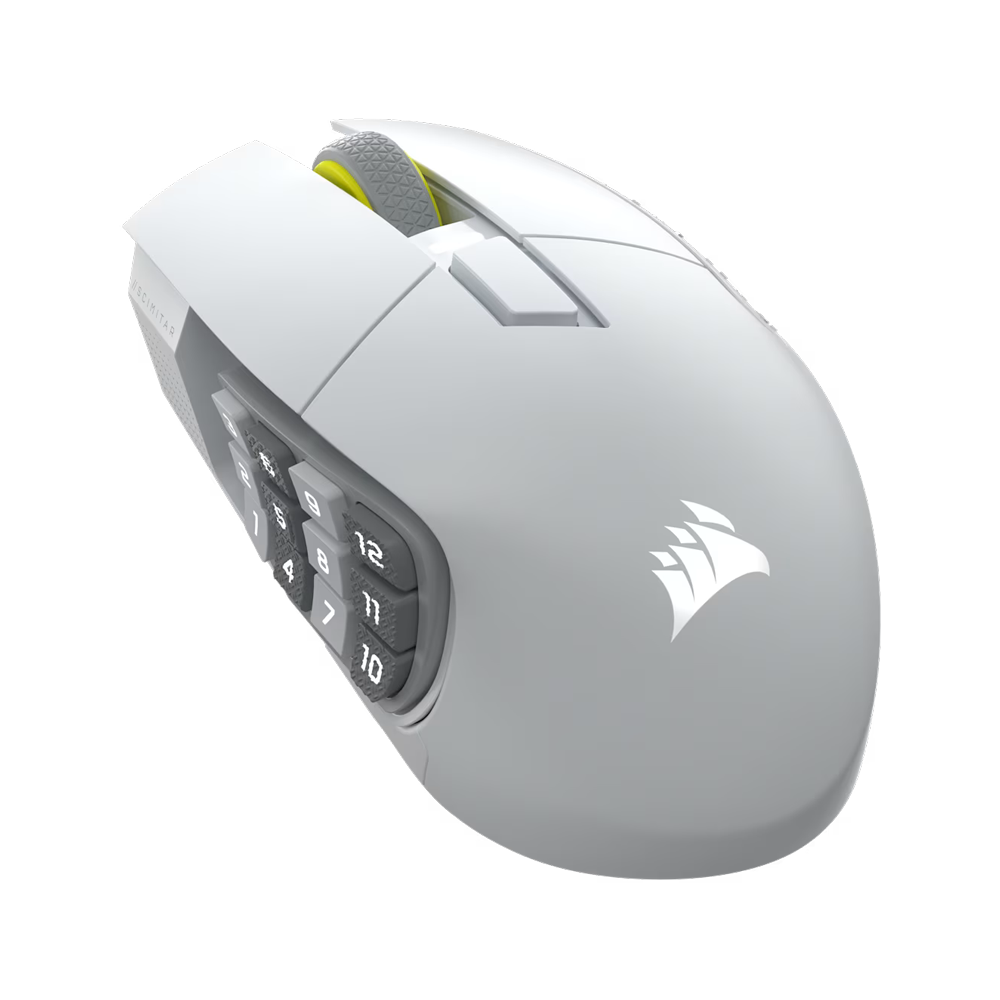 CORSAIR SCIMITAR Elite Wireless SE MMO Gaming Mouse - White