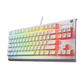 STEELSERIES APEX 3 TKL RGB Gaming Keyboard MultiMedia  - White