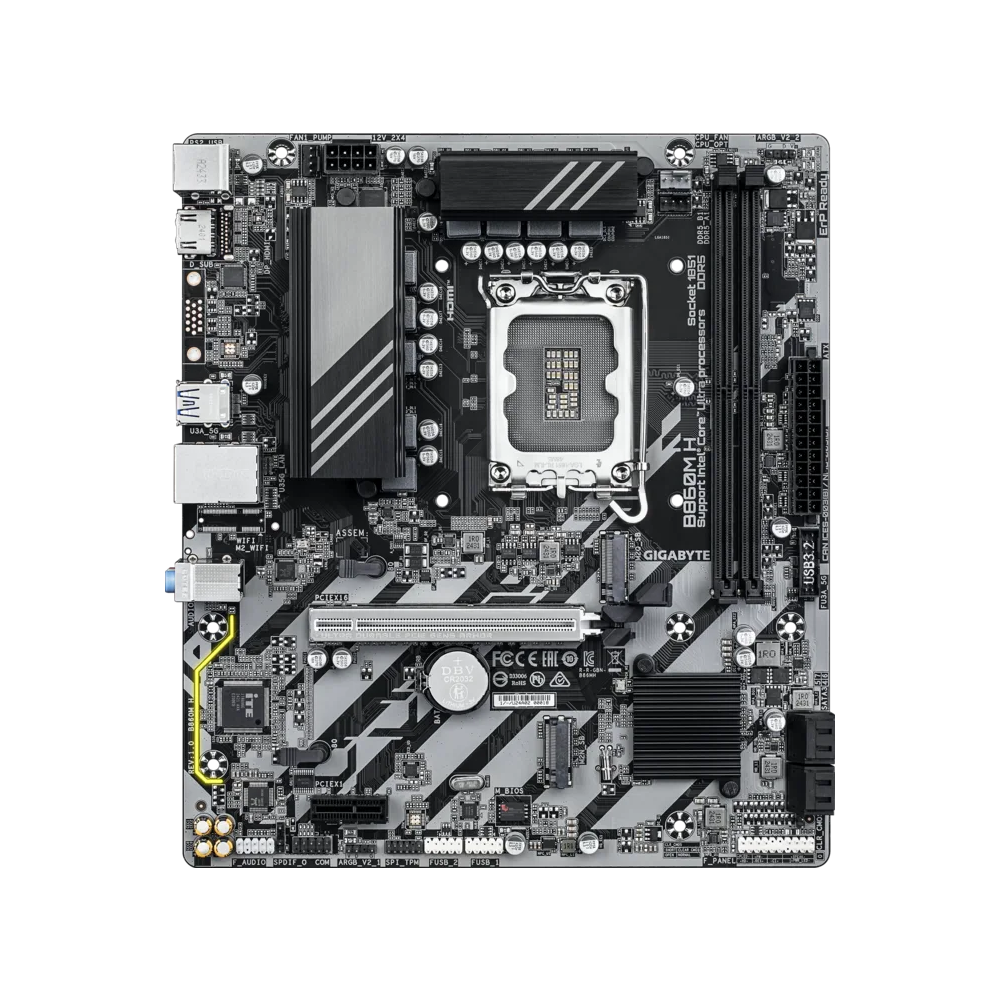 GIGABYTE B860M H DDR5 Motherboard - Black