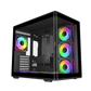 Cooler Master Elite 600 With Pre-installed 7 Fans ATX Case - Black