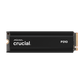 Crucial P310 M.2 2280 GEN 4 NVMe SSD With Heatsink (R:7,100 MB/s W:6,000 MB/s) - 2TB