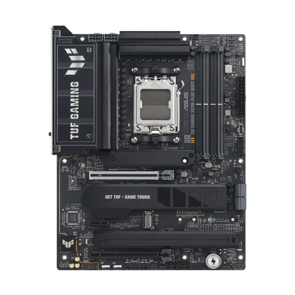 ASUS TUF GAMING X870E-PLUS WIFI7 DDR5 Motherboard - Black