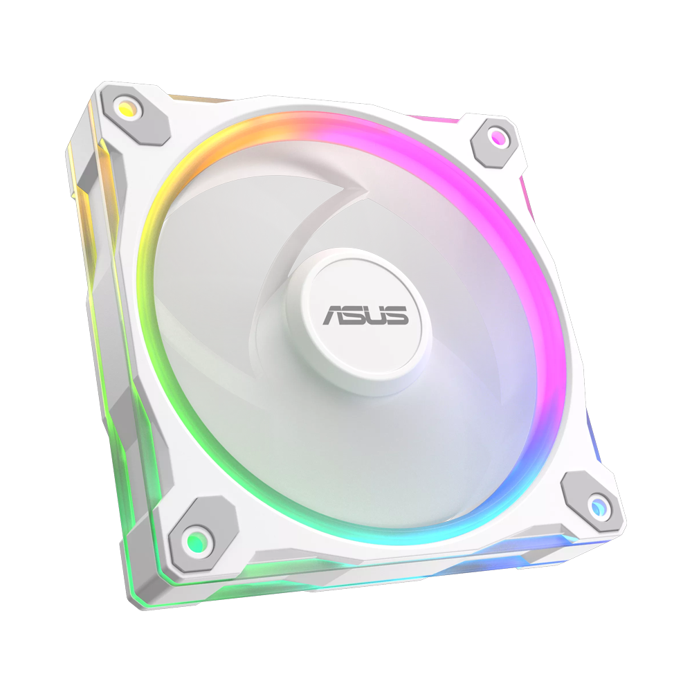 ASUS PRIME MR120 ARGB Single Fan - White