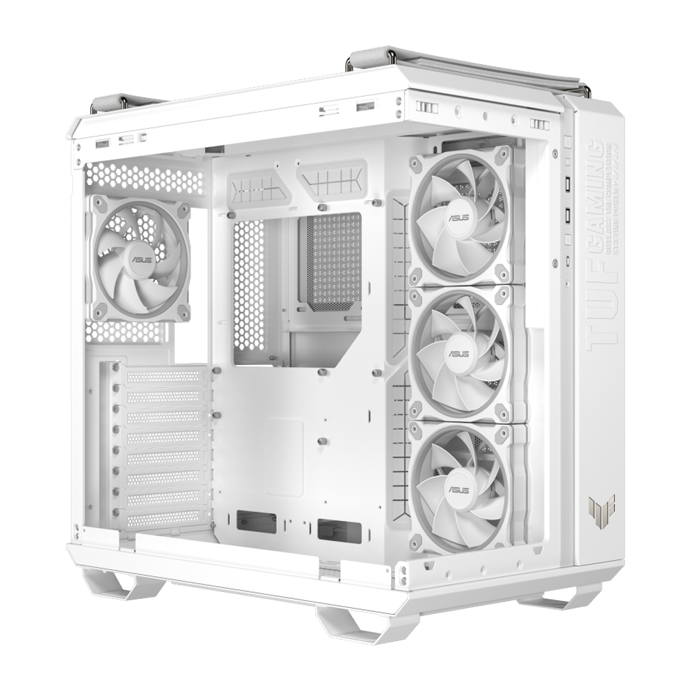 ASUS TUF Gaming GT502 Horizon Panoramic ATX Case - White