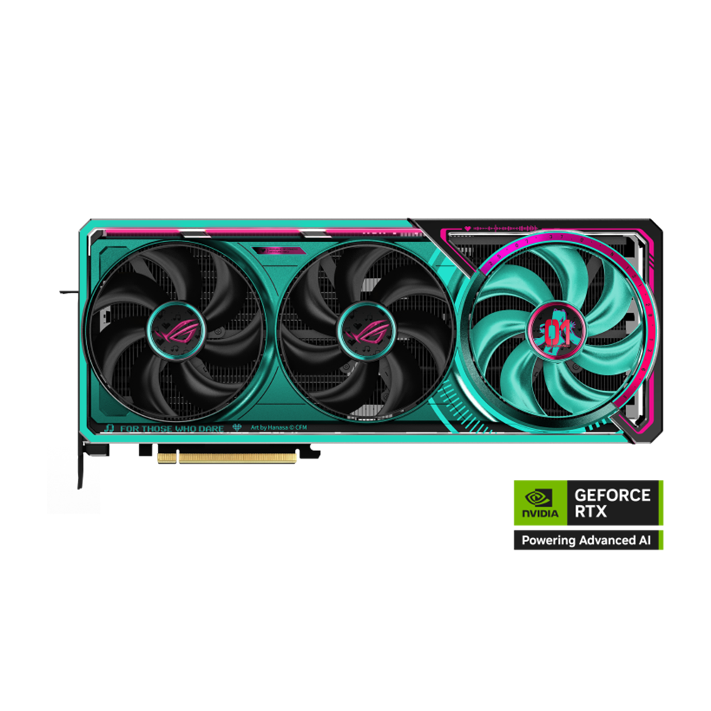ASUS ROG ASTRAL RTX 5080 OC 16GB Miku Edition Graphics Card