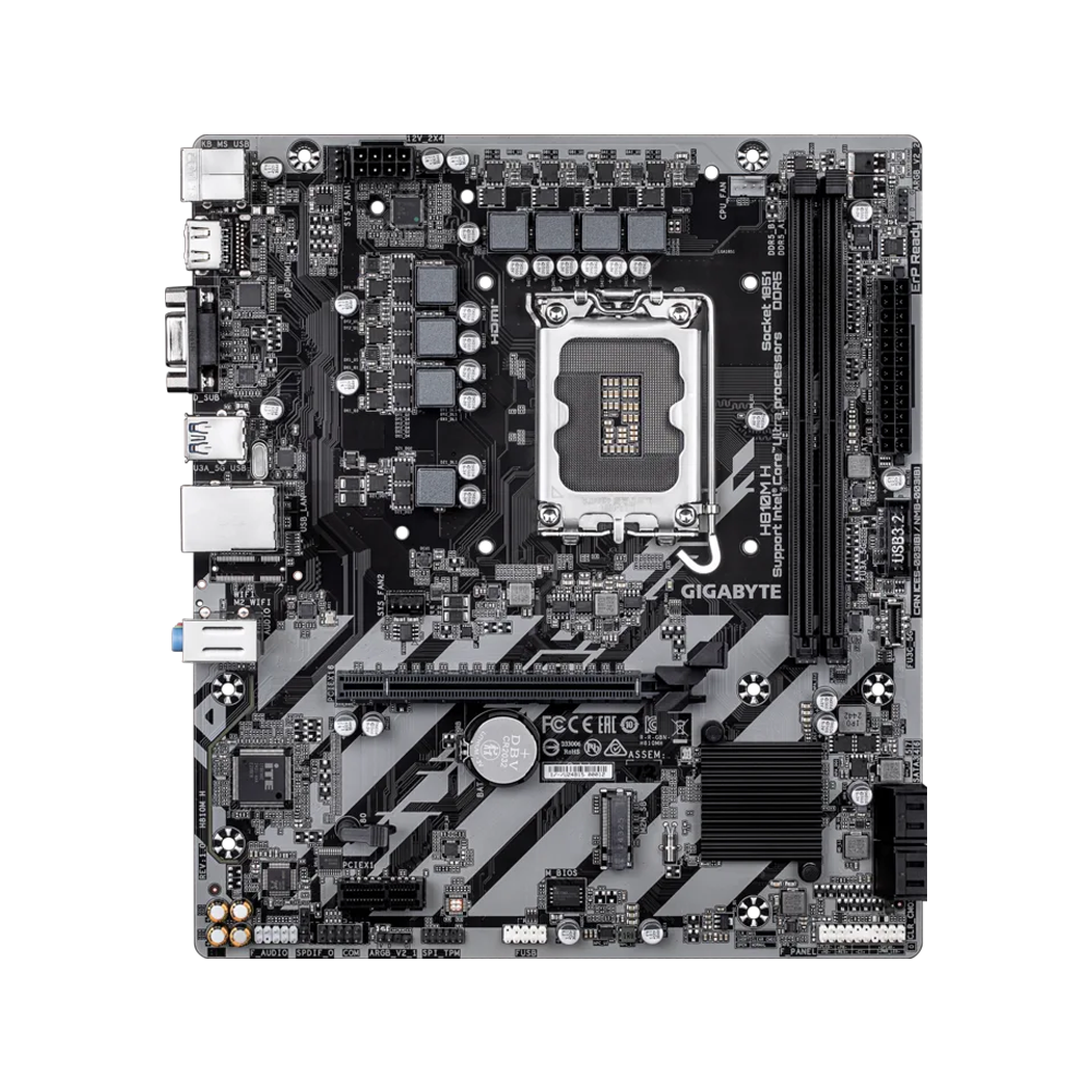 GIGABYTE H810M H DDR5 Motherboard - Black